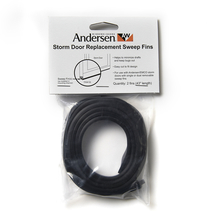 Storm Door Sweep Fin, Package of Two, Black - 42115